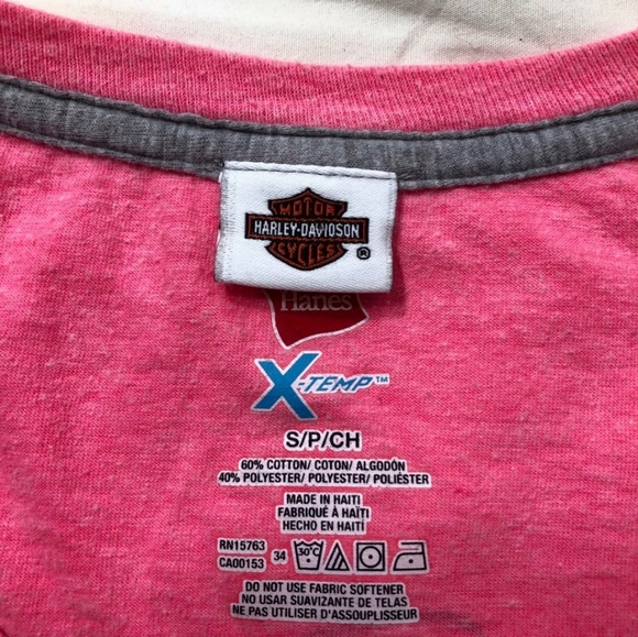 Harley-Davidson Pink V-Neck - Picture 3 of 8